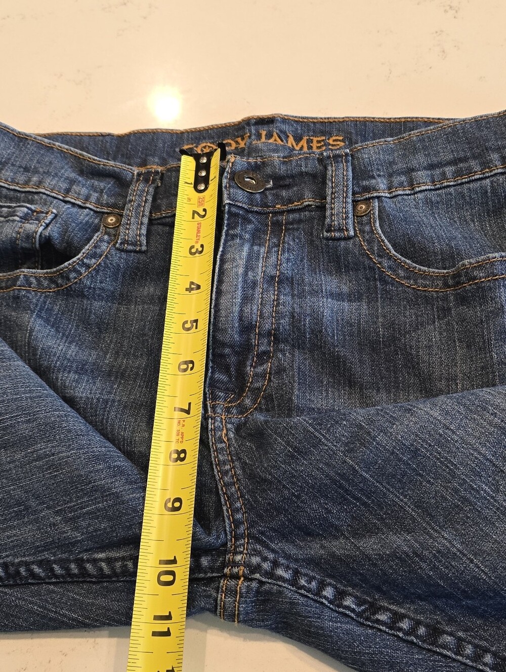 Cody James Medium Wash Straight Leg Cotton Blend Casual Blue Jeans Mens 32 X32 - Picture 3 of 14